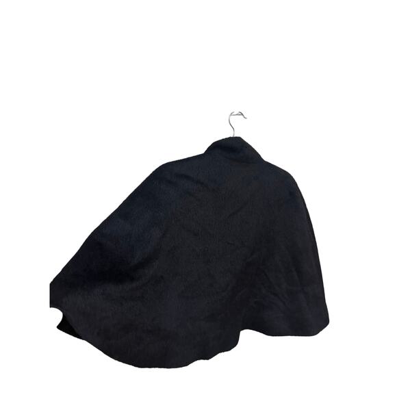 Liliana Castellano black shawl womens large classy suri alpaca merino wool - Picture 1 of 9